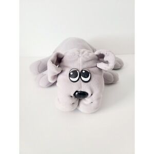 Vintage Pound Puppies Original Stuffed Toy Plush Dog Grey 16"